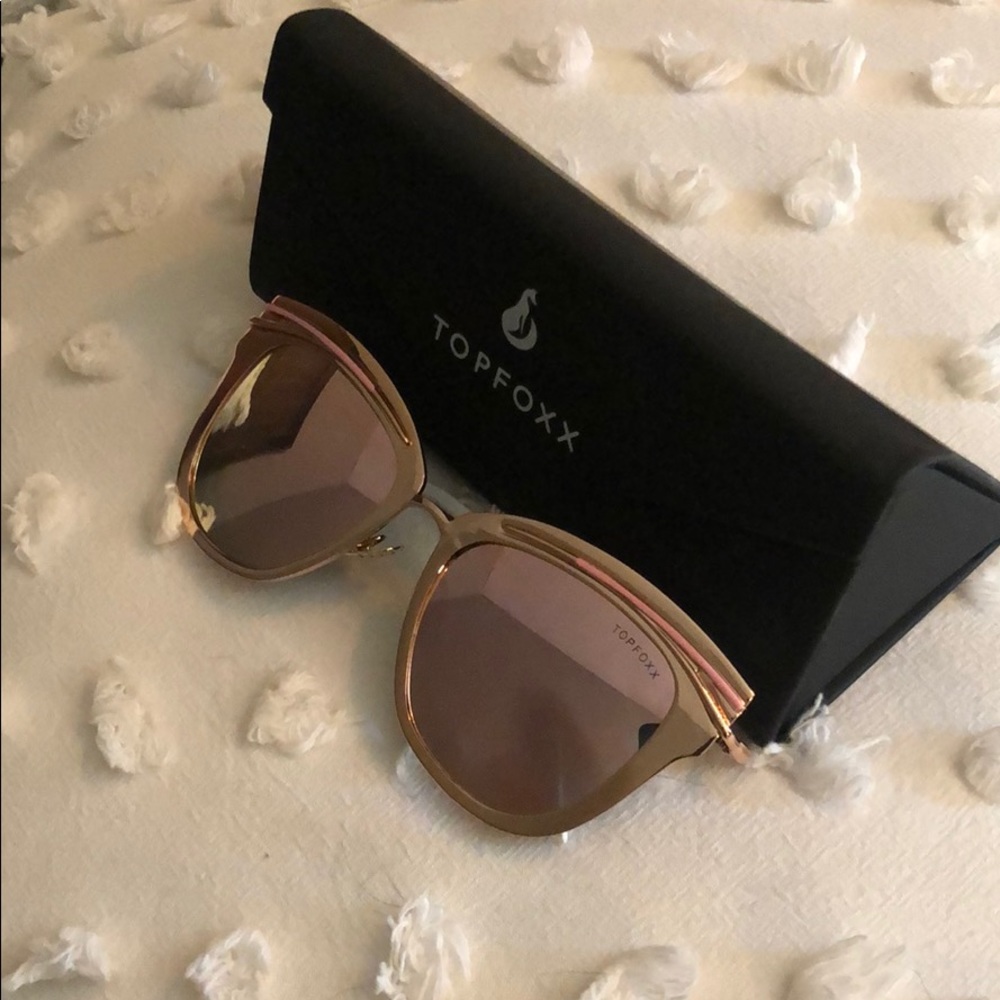 Topfoxx sunglasses Candy Sunnies- Rose gold NEW